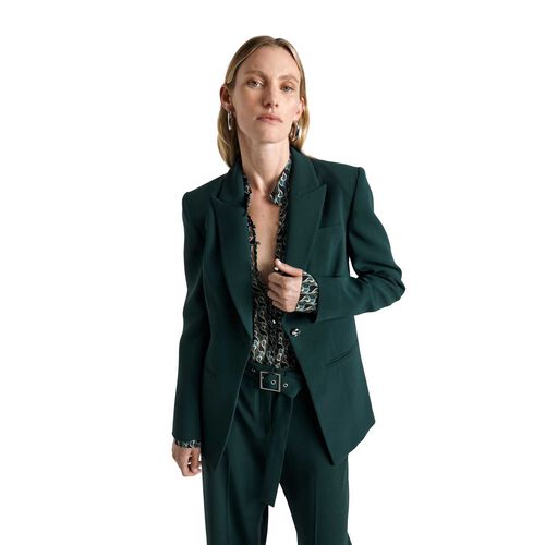 Cue Forest Hourglass Blazer